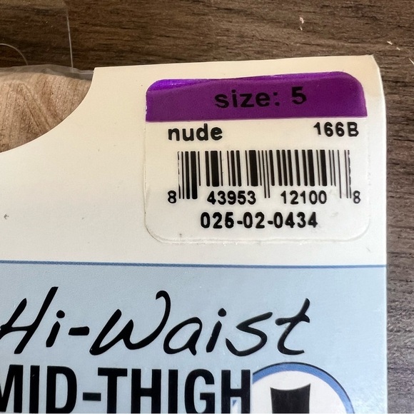 Assets by SPANX NEW Women's Hi Waist Mid Thigh Nude Shaper Size 5 - Picture 2 of 8